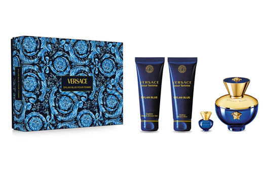 VERSACE DYLAN BLUE POUR FEMME EDP NATURAL SPRAY 100 ML GIFT SET