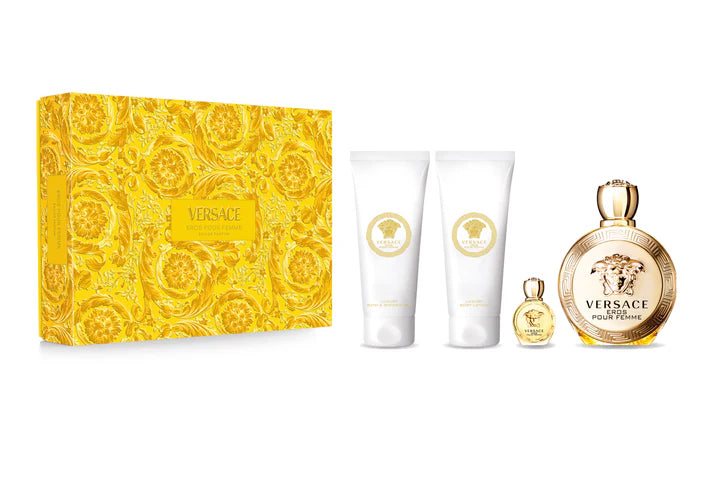 VERSACE EROS FEMME EDP NATURAL SPRAY 100ML GIFT SET