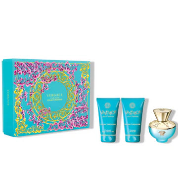 Versace Pour Femme Dylan Turquoise Edt 50Ml 3Pcs Set